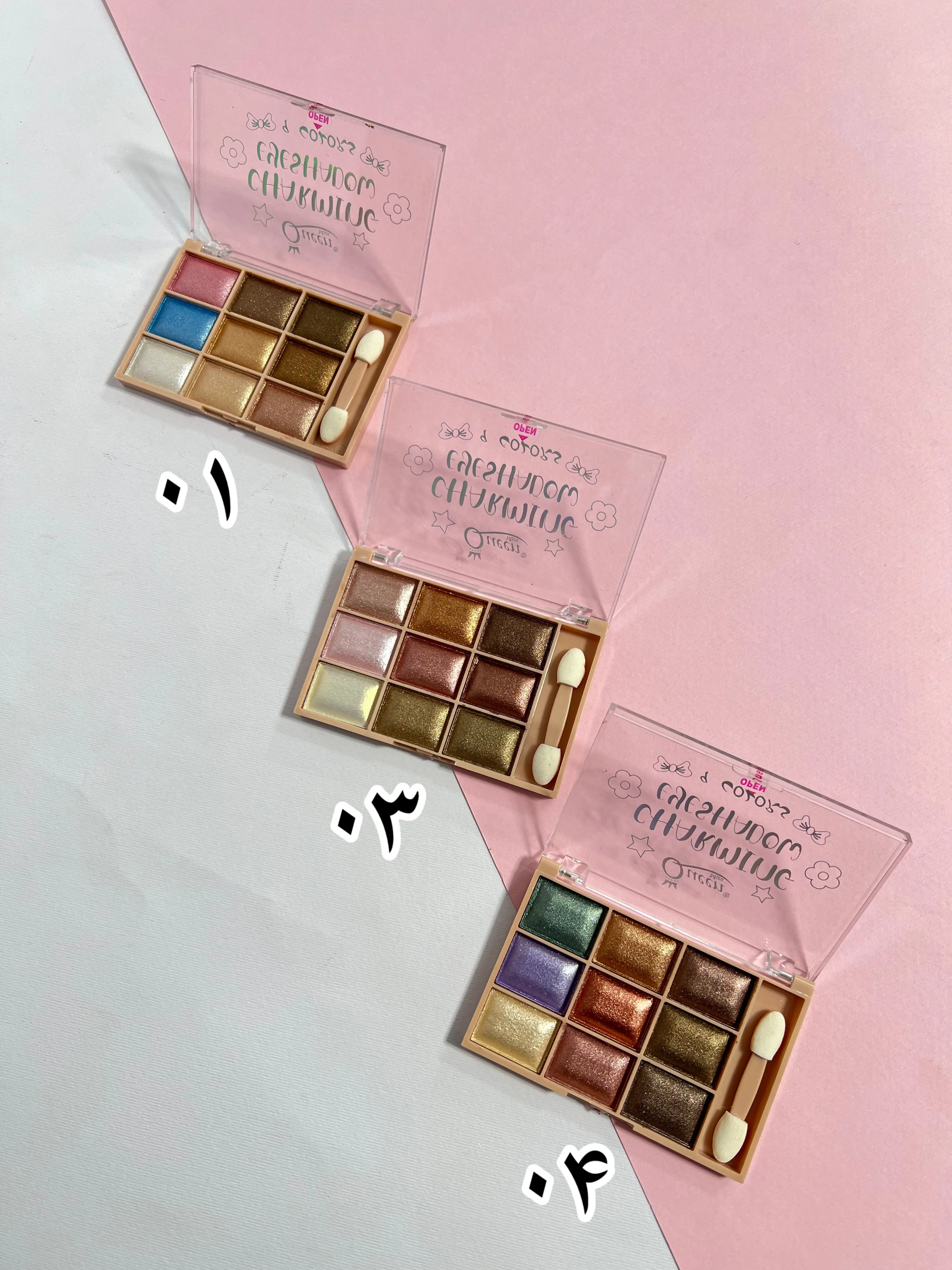 سایه 9 تایی شاین دار مینی کویین